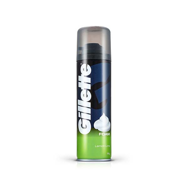 Gillette Classic Lemon Lime Pre Shave Foam, 196gm