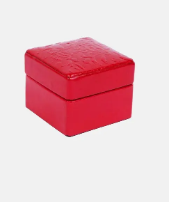 Red Leather Jewellery Box