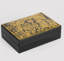 Black Printed Jewellery Box
