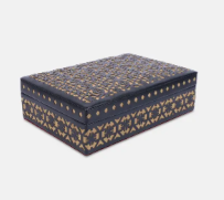 Black Faux Leather Jewellery Box