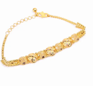 Gold Filigree Bracelet