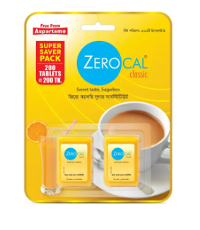 Zerocal Sugar Substitute 200 Tablets