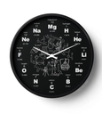 Periodic Table Wall Clock | Science Chemistry Clock for Students and Teachers