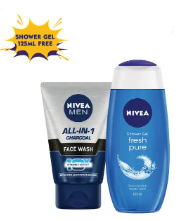 Buy Nivea Men All In 1 Charcoal Face Wash 100g Get Nivea