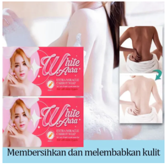 Aura Miracle Carrot Soap 160gm(whitening soap) THAILAND