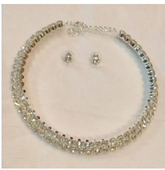 new design metal Stone Jewellery Set For Women