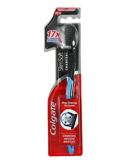 Colgate Slim Soft Charcoal Toothbrush
