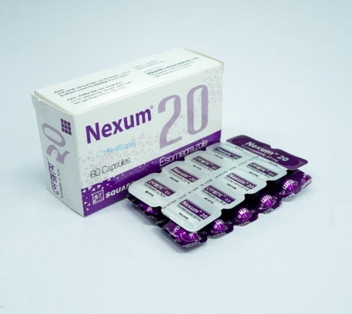 Nexum20 mg Capsule Esomeprazole Magnesium Trihydrate