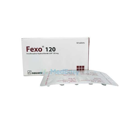 Fexo120 mg Tablet Fexofenadine Hydrochloride