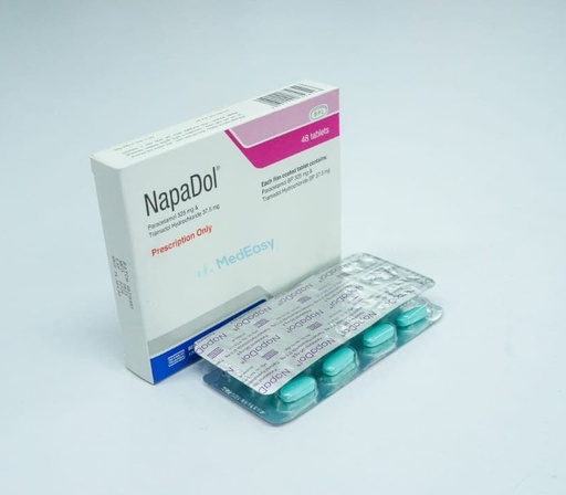 Napadol Tablet Paracetamol + Tramadol Hydrochloride