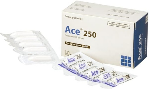 Ace250 mg Suppository Paracetamol